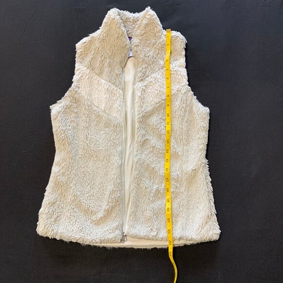 Patagonia Vest Fleece. Full Zip Size XS. Women. Cream. - Picture 6 of 14